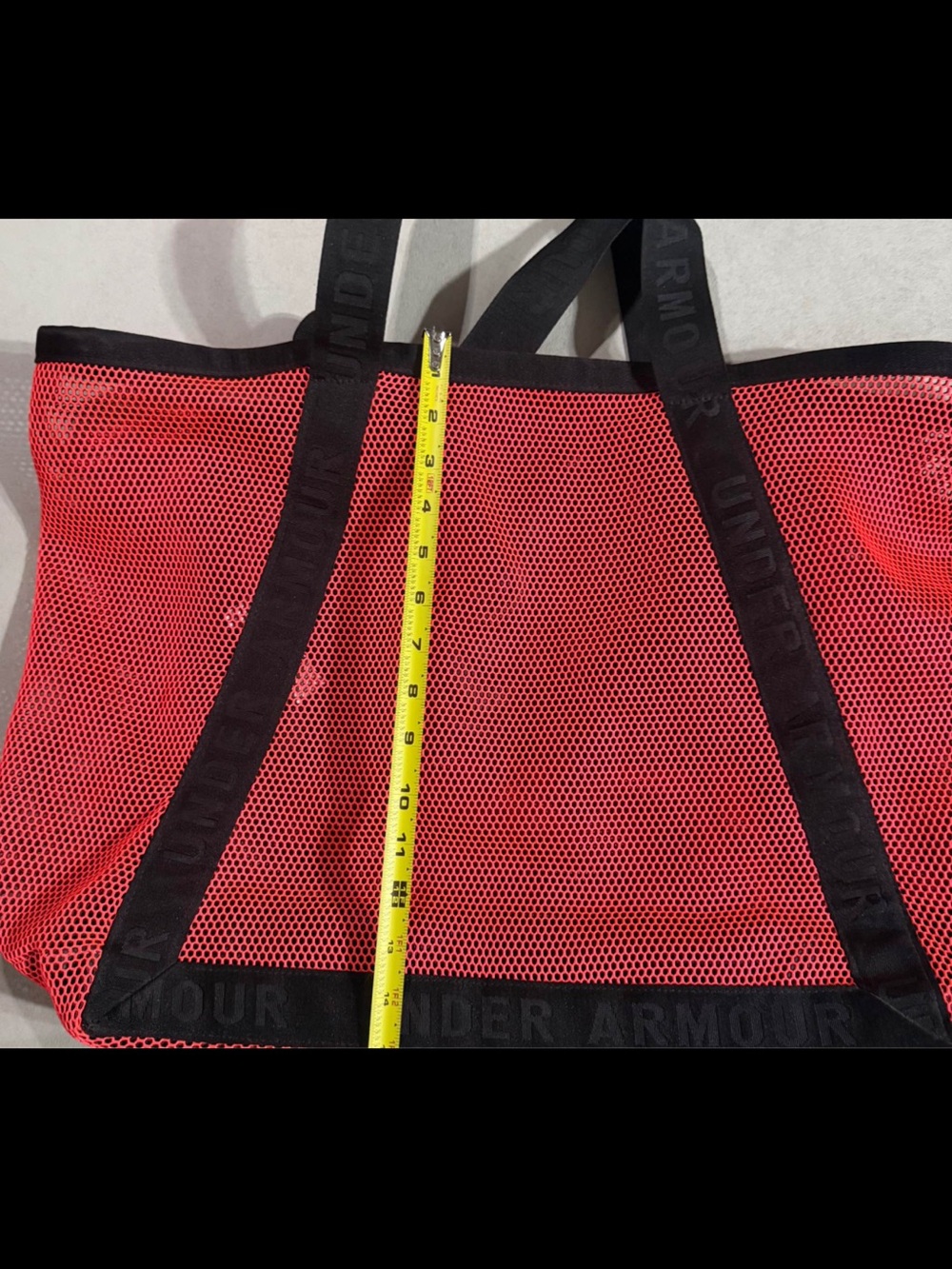 Under Armour Pink Mesh Tote with Black Accents - Picture 6 of 6